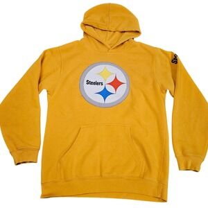 Pittsburgh Steelers Y2K Hoodie‎ Size Reebok NFL Streetwear Sportswear Sporty